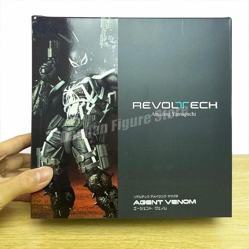 Revoltech Agent Anti-Venom Action Figure Model Toys PVC Collection Amazing Yamaguchi Agent Venom Eugene Thompson Figurine