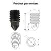 För Bambu Lab X1/P1P Munstycke 0.6 0.8 1.0Mm Härdat Stål Cht Kloning Mässingsmunstycke Uppgraderad Hotend Stål För Bambu Lab 3D-skrivare