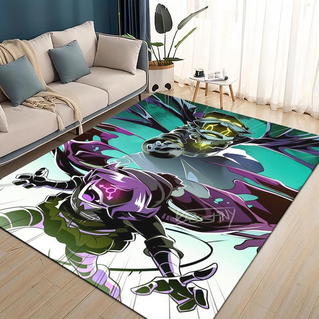 3D Print Murder Drones Cartoon Uzi V J Robot Gift Carpet Rug for Living Room Bedroom Home Sofa Decoration,kid Non-slip Floor Mat