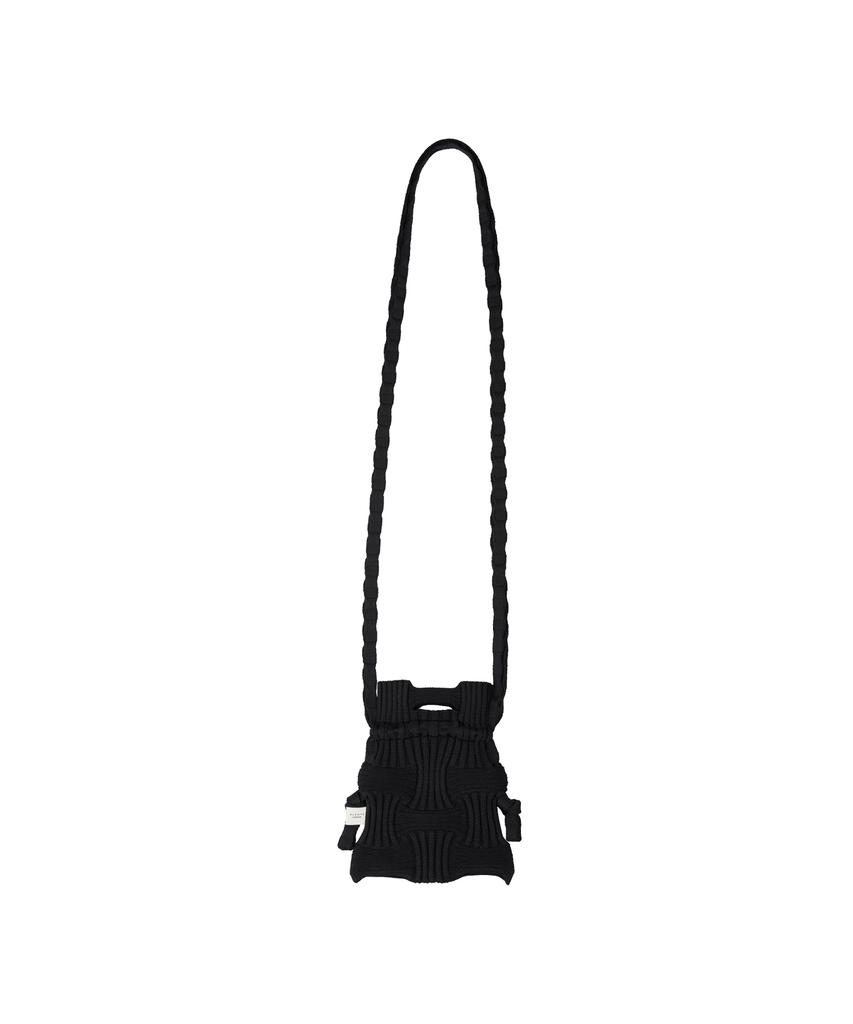 Pleatsmama Mini Crossbow Bag Black