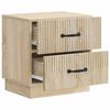 Nightstand Sonoma Oak 43 X 34.5 X 44.5 Cm Particleboard