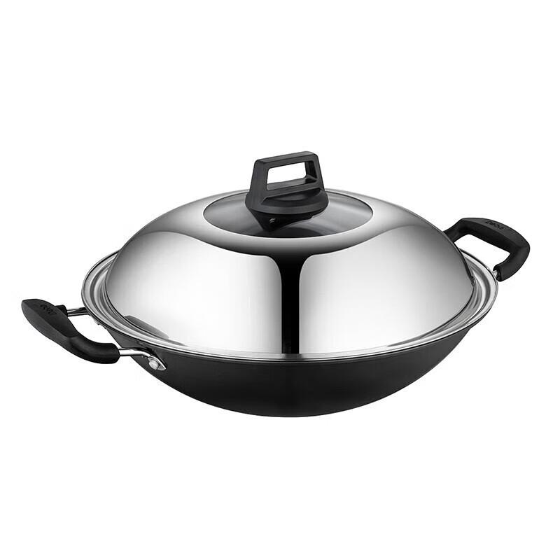 Debo Baianka 40cm Double-Handled Stir-fry Wok
