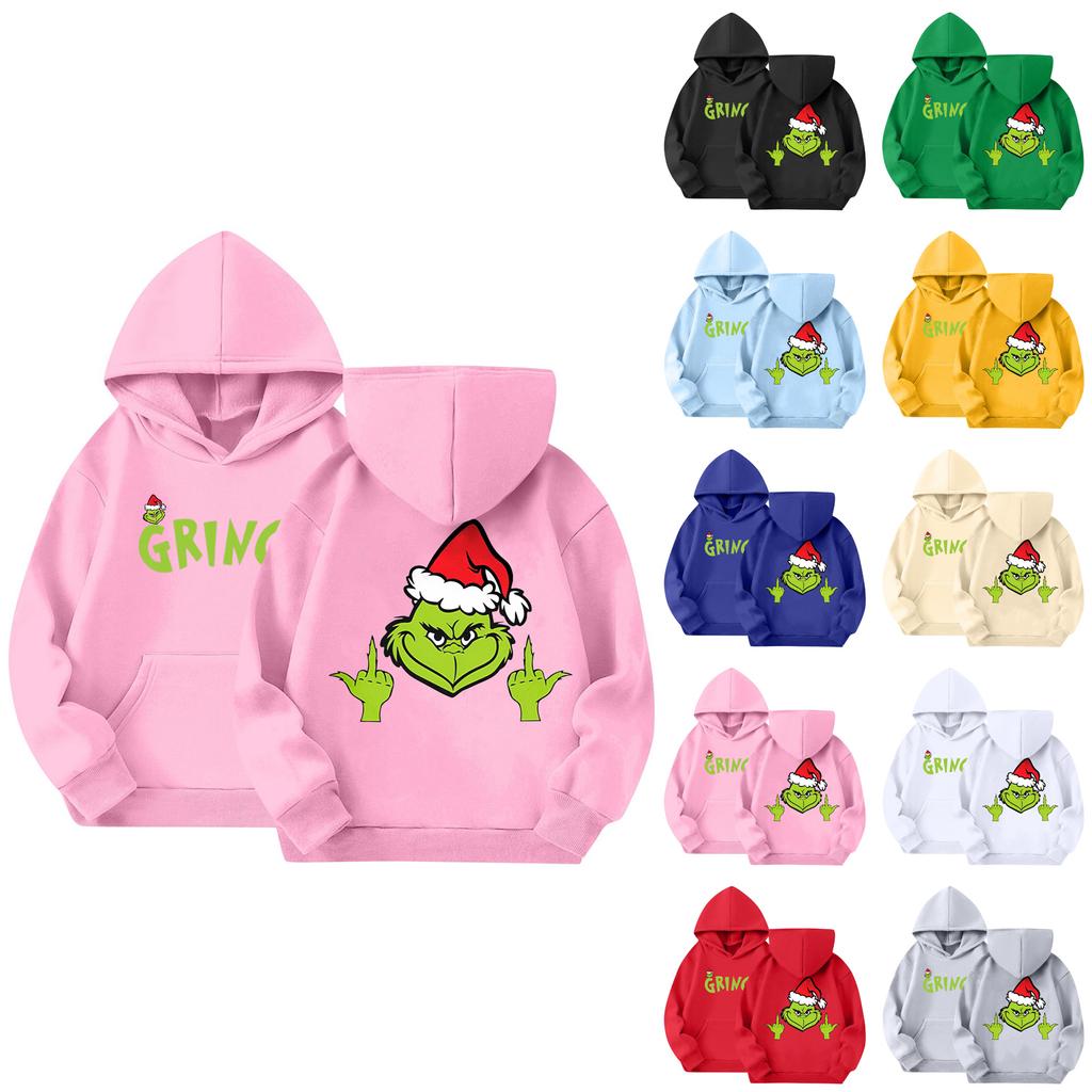Cute Hoodies For Teen Children Trendy Preppy Hooded Sweatshirts Oversized Long Sleeve Shirts Clothes For Children