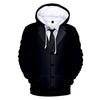 Trendy 3D Print Cosplay Hoodie for Men and Women - Long-sleeved, Hooded