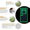 Glow In The Dark Tape Luminescent Emergency Luminous Photoluminescent Stickers For Safety Egress Marker Stair Steps Exit Sign