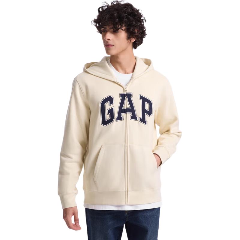 

Толстовка флисовая с капюшоном GAP унисекс с логотипом Carbon Brushed 3XL