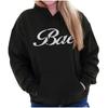 Cute Valentine's Day Dating Couple Bae Love Womens Hooded Sweatshirts Hoodies