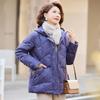Pasite Women's New Chinese Style Jacquard Hooded Down Coat