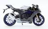 Doyusha Diecast Motorcycle 1/12 Scale 2022 Yamaha YZF-R1M Black Finished Product