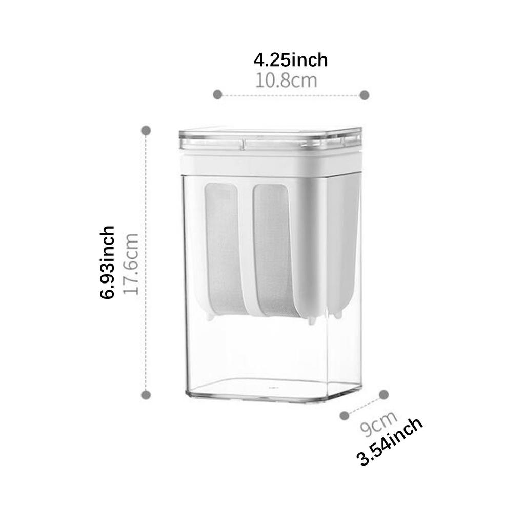 0.4L - 1.8L Yogurt Strainer Maker Yogurt Fine Mesh Sieve Strainer Kitchen Gadget Whey Separation Fruit Juice Soy Bean Filter Cup