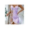 Satin Lingerie Sleepwear For Women With Lace Backless Design For Home Use