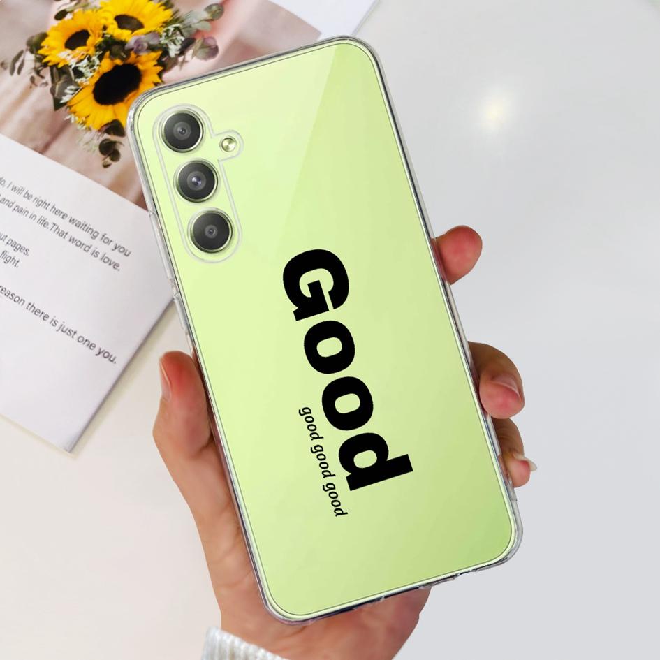 For Samsung Galaxy A54 Case A546B SM-A546B Cute Astronaut Clear Silicone Soft Phone Cover For Samsung A54 5G A 54 GalaxyA54 Capa