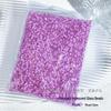 Mermaid Iridescent Nail Art Beads - Glass Rhinestone Half-Rounds for DIY Nail Decoration