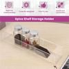 Aug. Wall Mounted Spice Rack Organizer,Clear Acrylic Spice Shelf Storage Holder For Wall Kitchen Pantry Cabinet Door 4 Pack