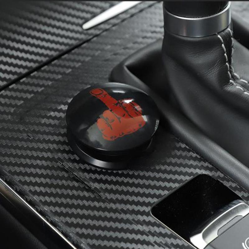 1ks Nálepky ochranného krytu spínače zapalování motoru zapalování Start Stop