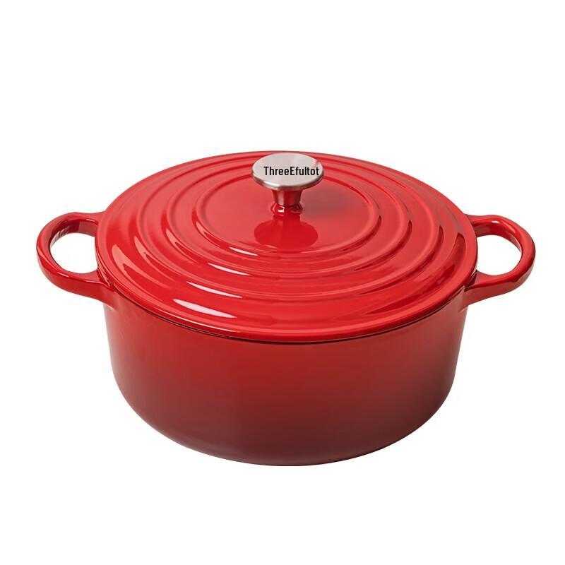 EFULLOT Enamel Cast Iron Cookware Set