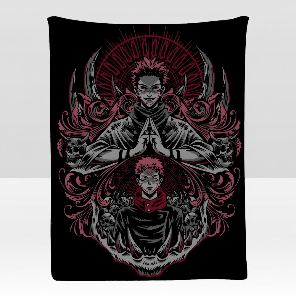 anime JJujutsu KKaisen Throw Soft Flannel Blanket for Bed Bedroom Sofa Picnic Throw Skinfriendly Breathable Gift Cover