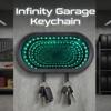Creative Garage Keychain Mirrior Funny Garage Key Holder Space-saving Easy Installation Car Key Hanger Wall Decoration
