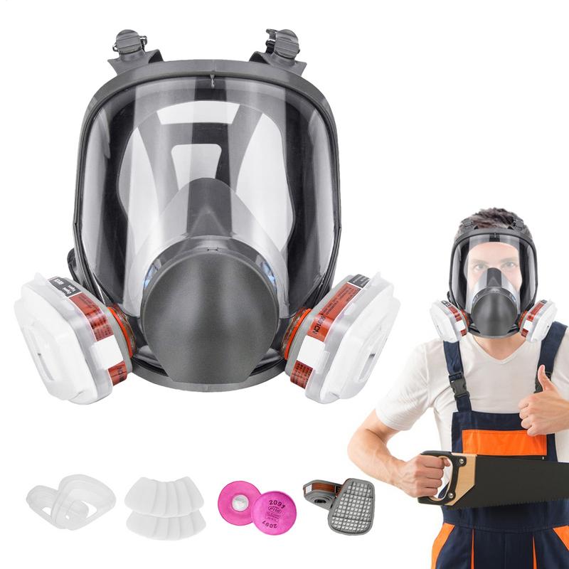 

Противотуманный противогаз 6800, промышленная окраска, распылительный респиратор, защитный рабочий фильтр, пыленепроницаемый, полная защита лица от формальдегида CN