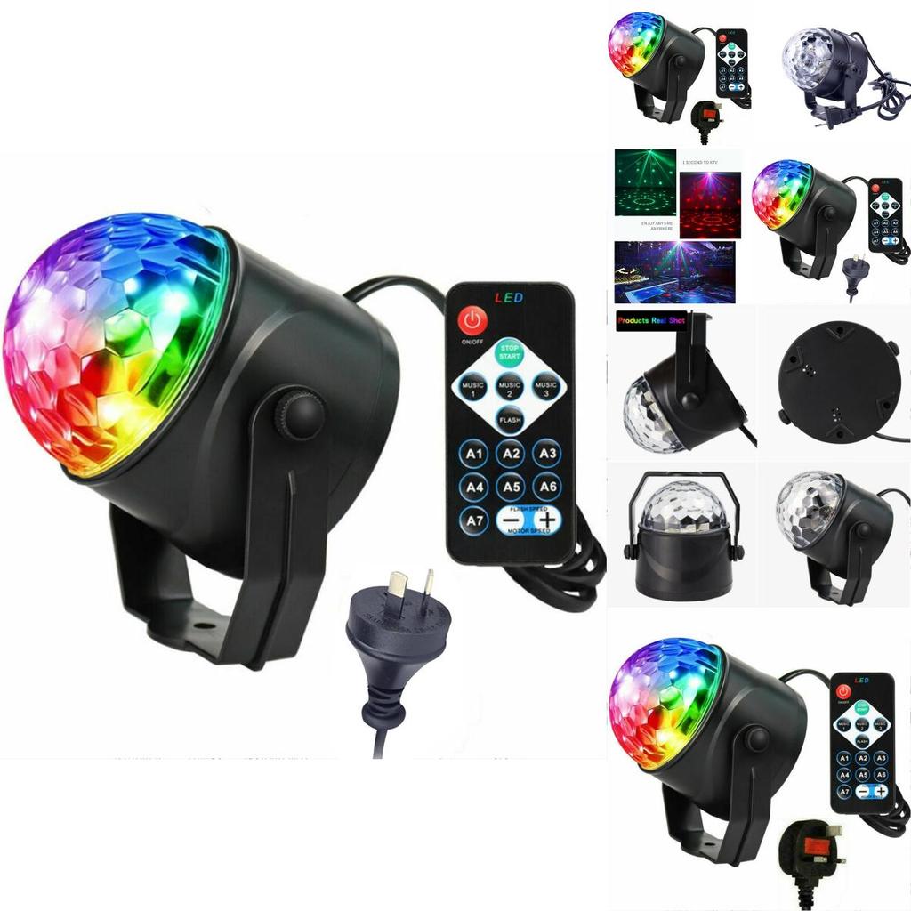 Colorful Led Stage Lights With Remote Control Perfect For Parties And Events
