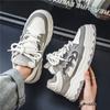 High quality Casual Sports Shoes Double Color Lace-up Men's Shoes Comfortable Thick Sole Trend Versatile Shoes