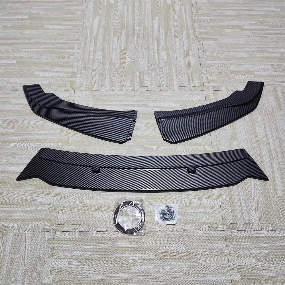 3Pcs Car Front Bumper Lip Spoiler Splitter Diffuser Cover For BMW 1 Series F20 F21 116i 118i 120i 2011-2019 Bodykits Tuning