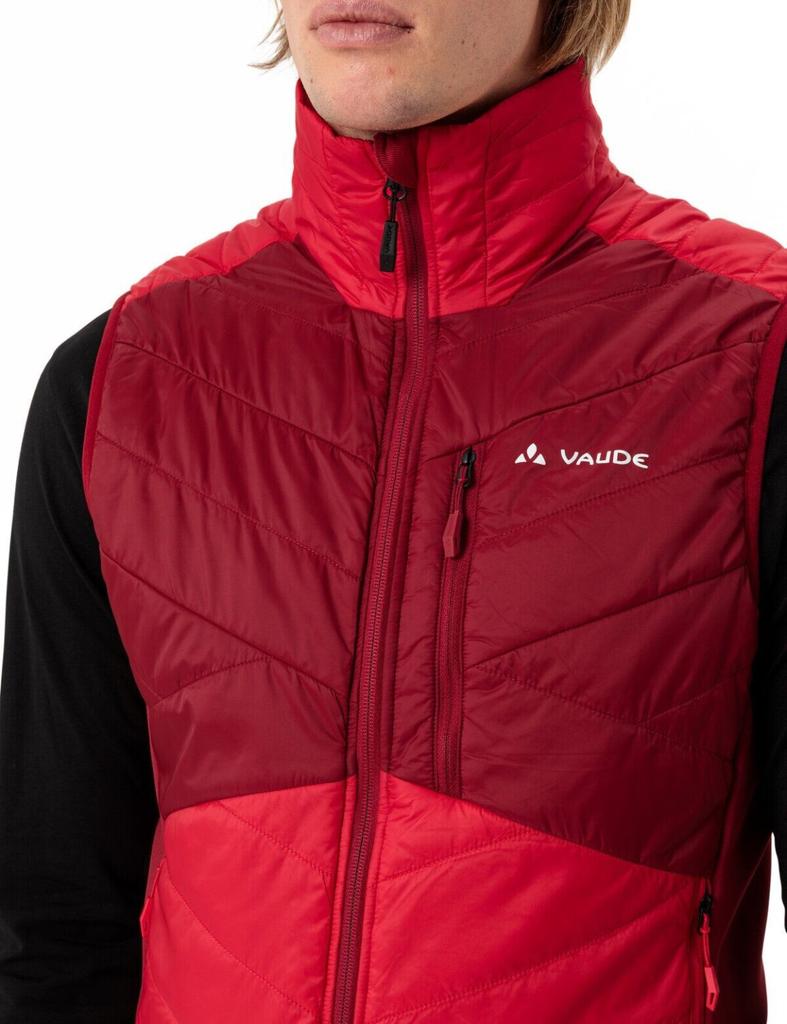 VAUDE Мужская куртка Sesvenna Vest IV красного цвета