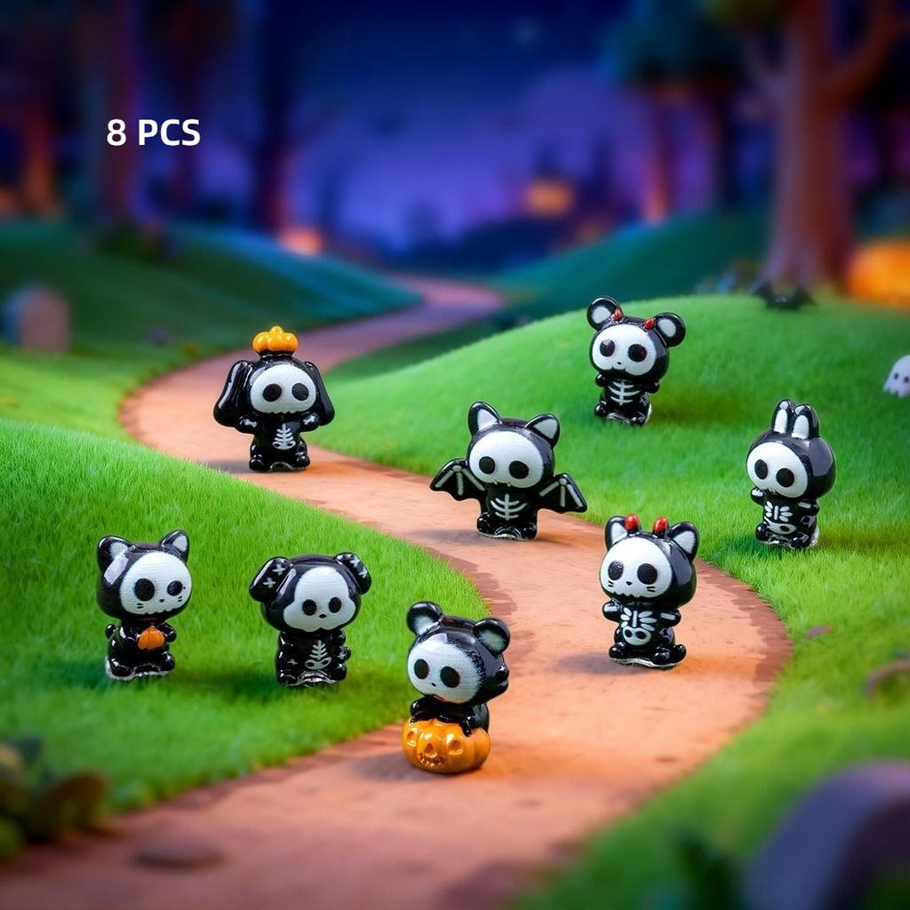 Micro World DIY Mini Halloween Figurine Set
