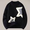 Autumn Winter New Youth Niche Design Sense Sweater Mens Casual Thermal Knitwear Trendy Couple Base Layer Knitted Top