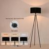 Nu-Feng Black 12W Dimmable LED Floor/Table Lamp
