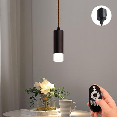 Luz Pendente ANWIO, Refletor para Trilhos de Duto, 100cm Ajustável, Consumo de Energia 4.5W (Equivalente a 40W), Inclui Lâmpada LED, Controle Remoto, Cabo,