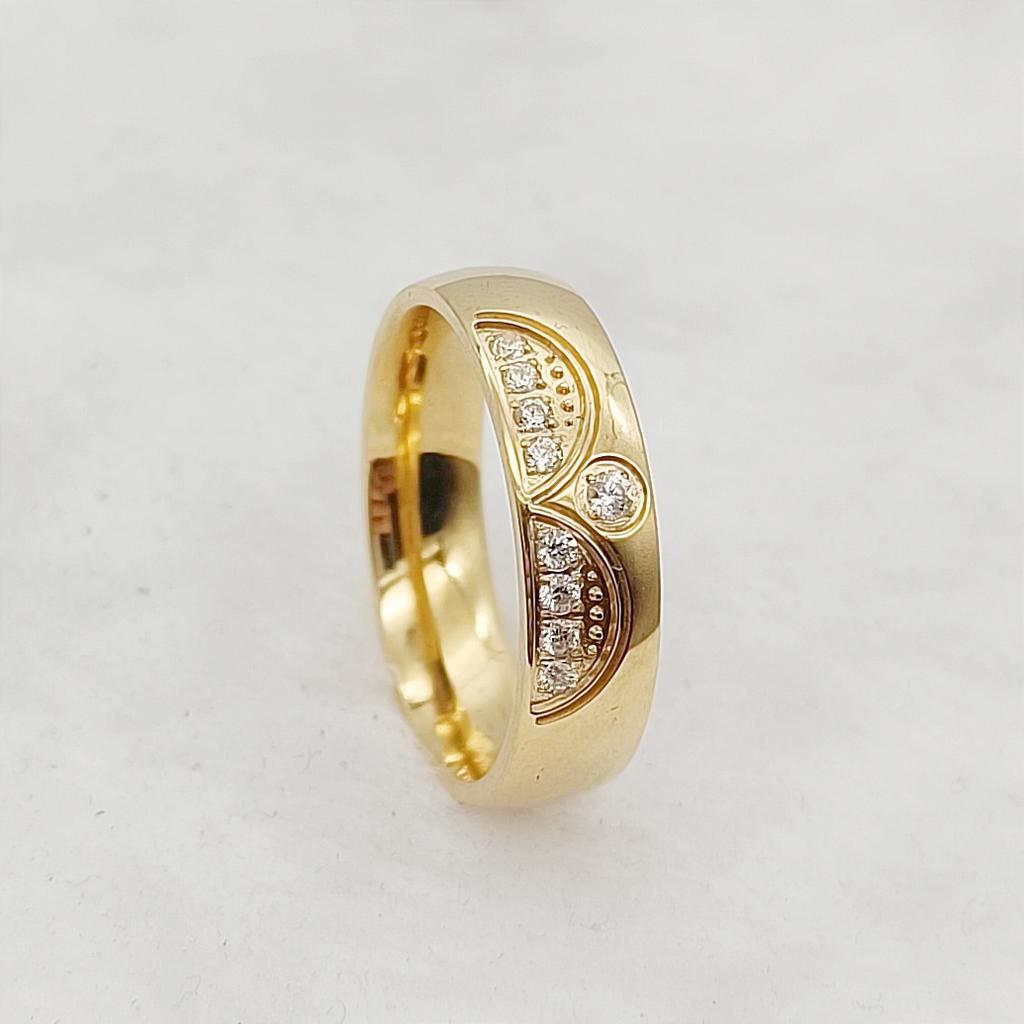 Couple Wedding Rings For Men Lover's Alliance Male Female Ringe Anniversary Stainless Steel Jewelry Ring Woman Gold Color
