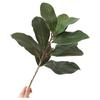 Artificial Magnolia Twig With Realistic PVC Touch Leaves And Bud For Wedding Floral Arrangement Festival Decoration