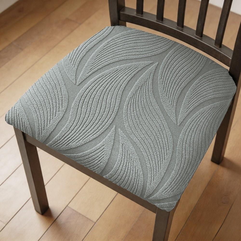 Universal Dining Chair Cover Stretch Jacquard Elastic Spandex Stretch Chair Cover Slipcover Anti-slip Jacquard Chair Cover
