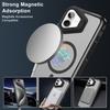 For iPhone 16 Case Compatible with MagSafe Lens Cover Kickstand Matte Back Cover