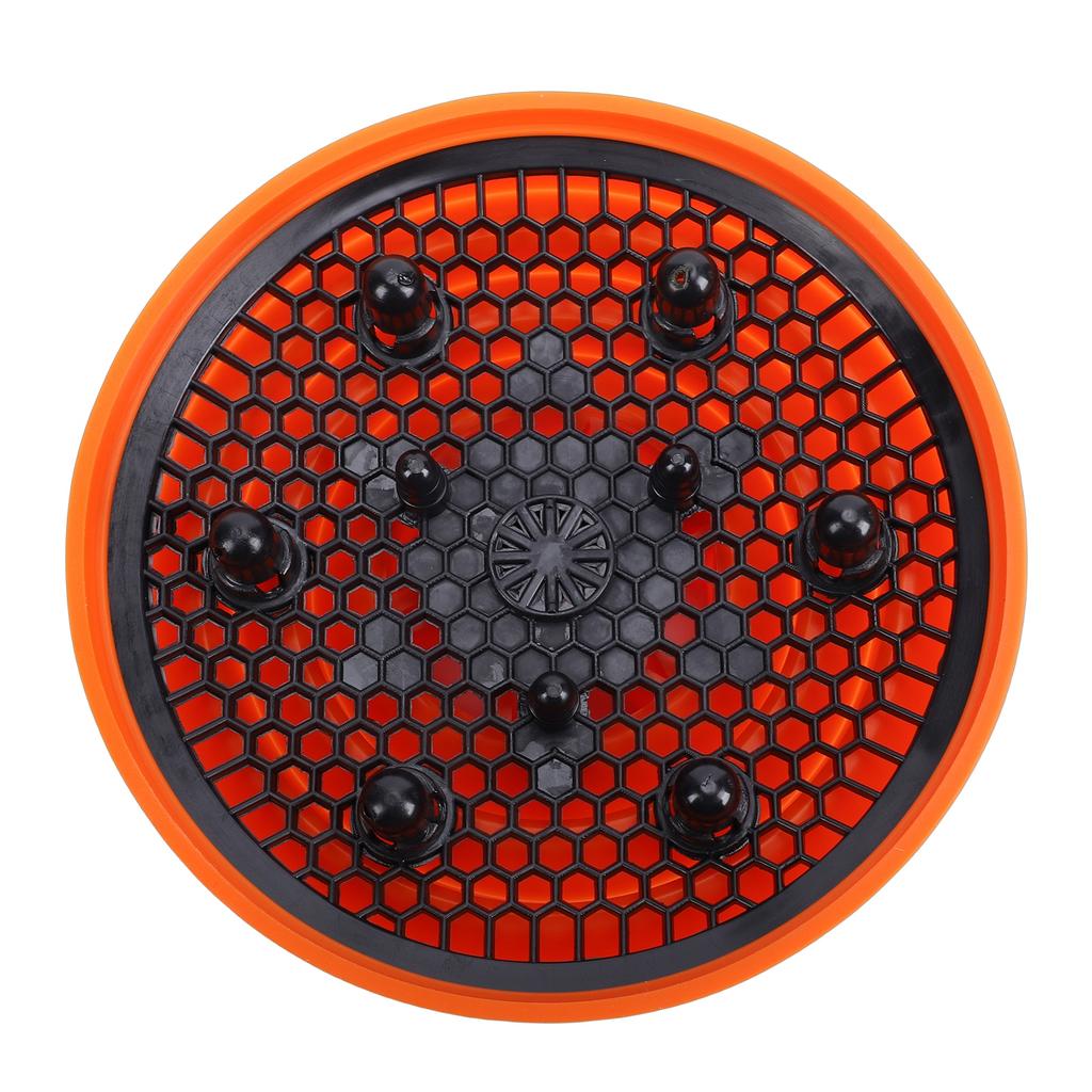 Hair Dryer Diffuser Attachment Silicone Foldable Blow Dryer Diffuser for Curly Hair Orange