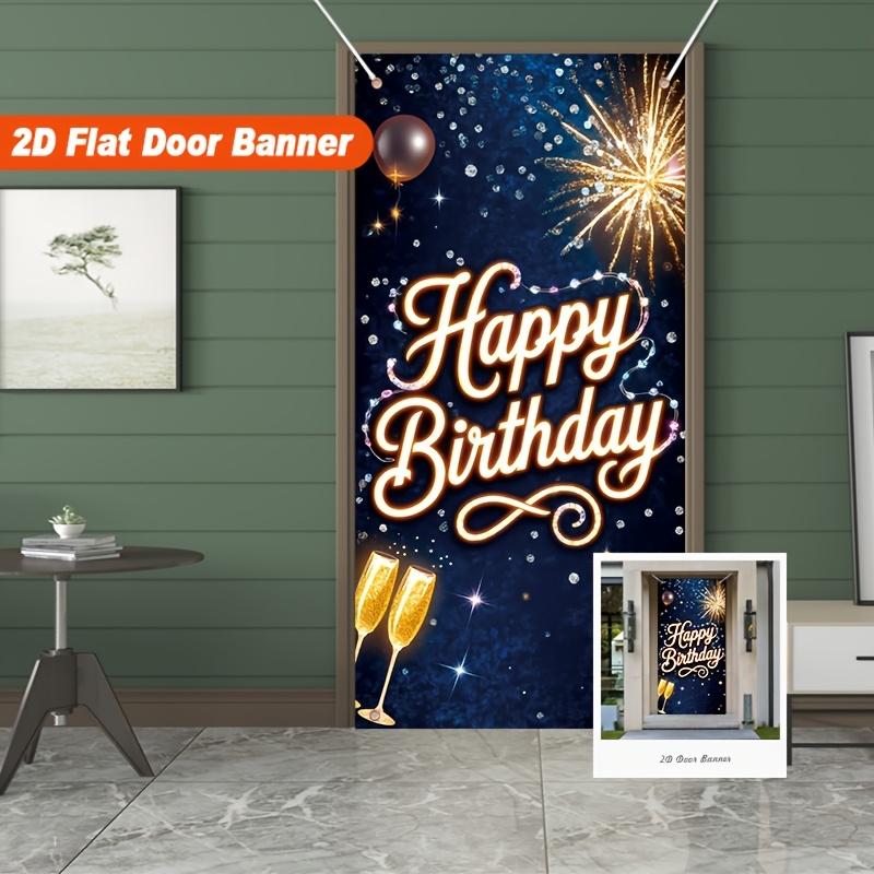Happy Birthday Door Curtain Twenty One Requires Bedrooms Home Decor