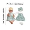 Haine pentru Păpuși Baby Reborn de 45cm Rochie Pulover Accesorii Haine Păpuși Baby Accesorii Modă pentru Îmbrăcat Păpuși Reborn