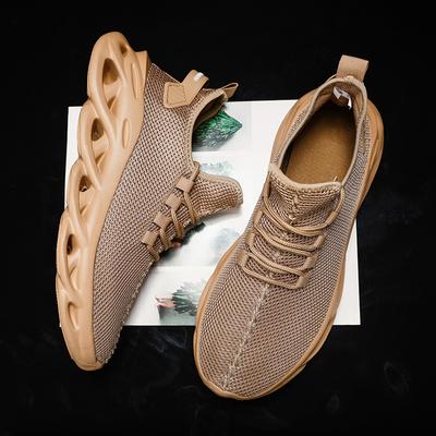 Braune Herren Sportschuh Laufschuhe Jogging Schuhe Freizeit Sneaker Braun Outdoor Atmungsaktives Mesh Leicht Tennis Outdoor Wandern Größe 36-46