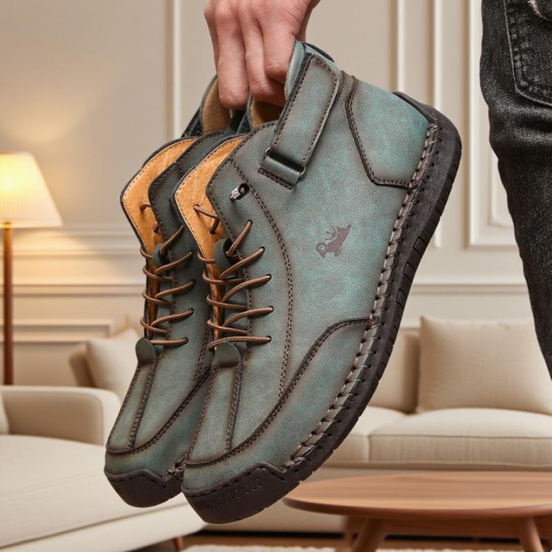 

Handmade Leather Men s Shoes Casual Fashion Luxury Brand Soft Loafer Shoes Classic Anti Slip Men s Bare Boots Sneakers for Men 38