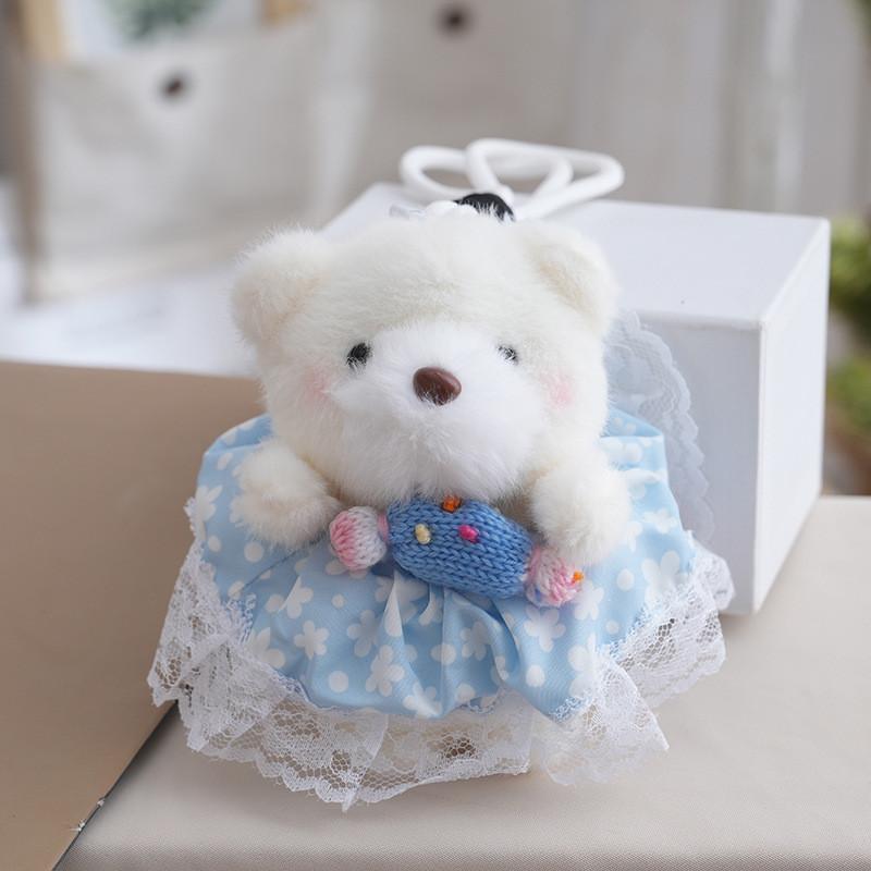 Dress Candy Small Bear Plush Doll Pendant For Girls Gifts And Decorations Bag