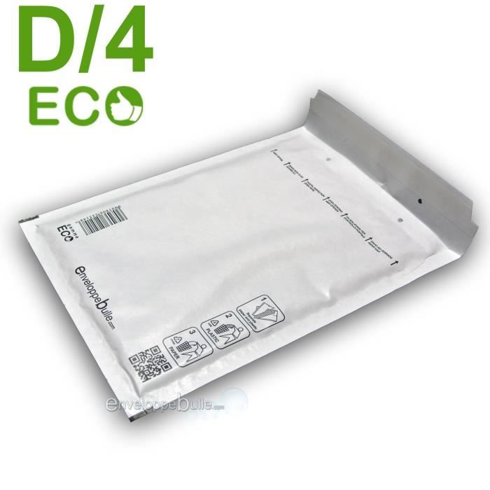 

200 Enveloppes à bulles ECO D/4 format 180x260 mm