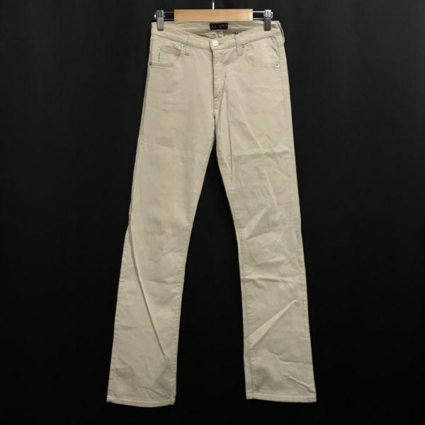

ARMANI JEANS Comfort Fit Pants Size 26 Inseam 81cm Beige