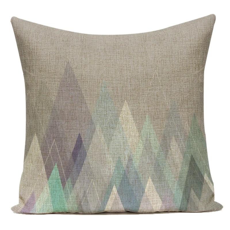 Colorful Geometry Nordic Cushion Cover Decorative Sofa Car Pillow Cover Chair Bed Outdoor Home Decor Throw Pillow Case