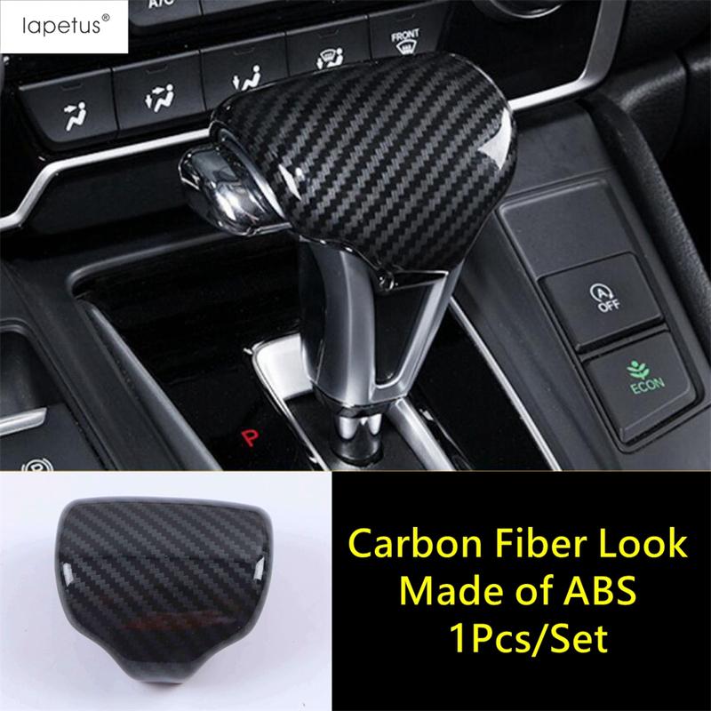 Car Gear Shift Knob Handle Protection Decoration Cover Trim For Honda CR-V CRV 2017 -  ABS Carbon Fiber Interior Accessories