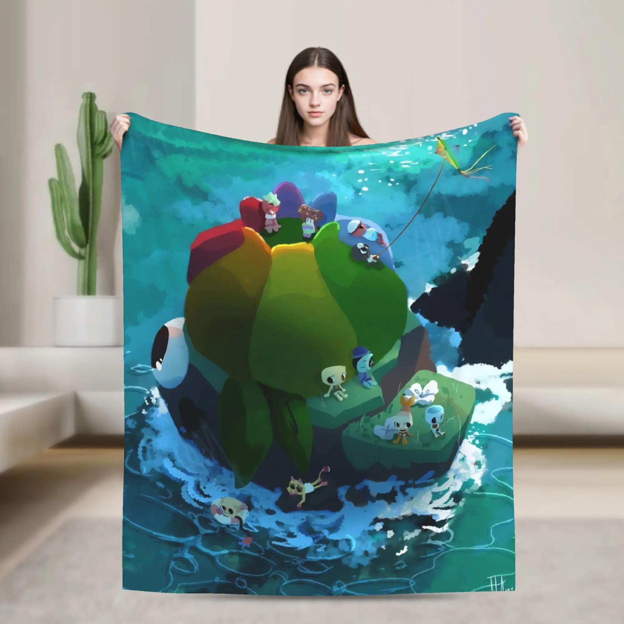 Dandys World Gourdy flaneļa pleds Mīksti