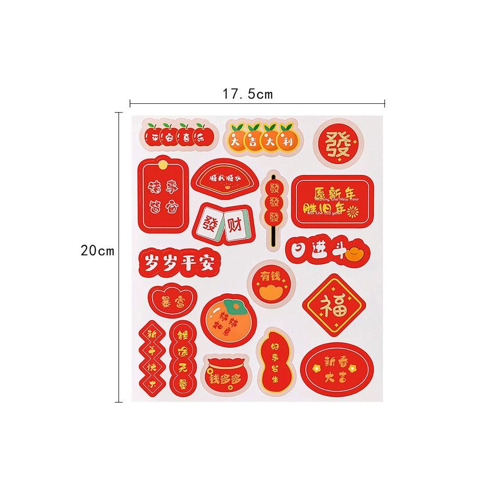 Fashion Soft New Year Stickers Self Adhesive Multifunction Diary Stickers Decal Nail Art Sticker for Art Decoration