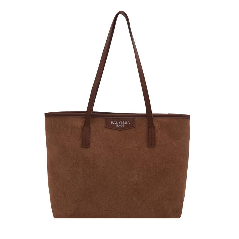 2025 new fashion trend casual large-capacity bag autumn and winter foreign niche design women's shoulder tote bag