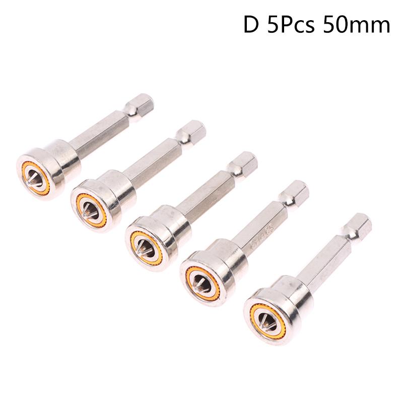 

1/5 шт. 25/50 мм отвертка для позиционирования гипсокартона с магнитным кольцом 1/4 дюйма шестигранный хвостовик винты пакетная головка для деревообработки as the picture