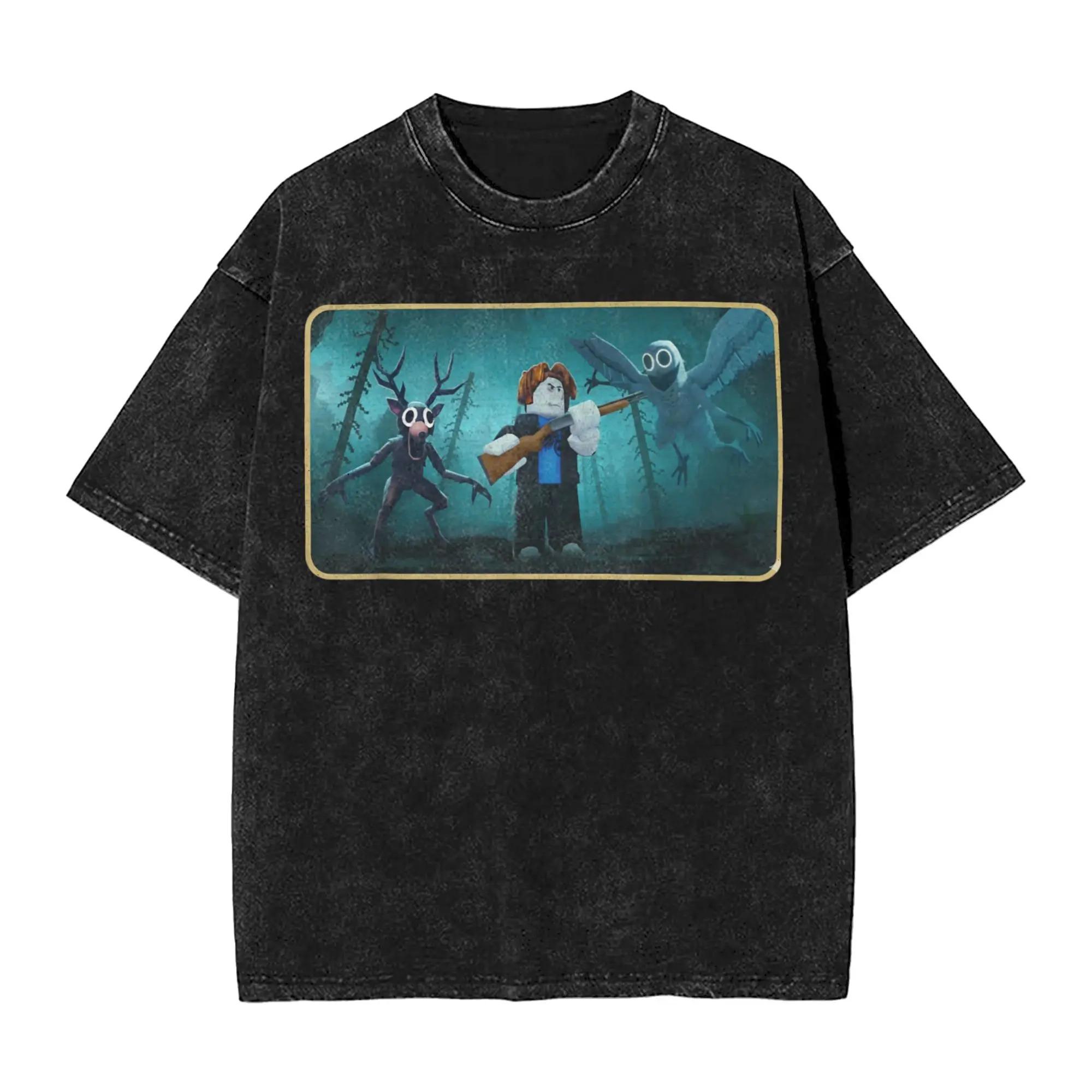 

New Game Funny Meme NIGHTS IN THE FOREST Print Tshirt Women Unisex Short Sleeve Loose Casual Oversized Tees Street Hip Hop Top S